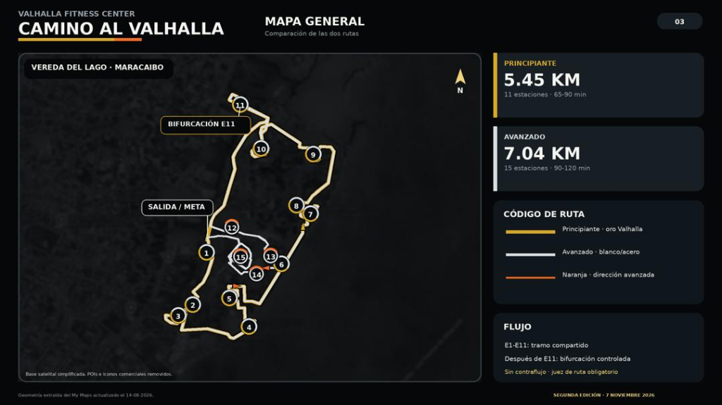 Mapa General Camino al Valhalla