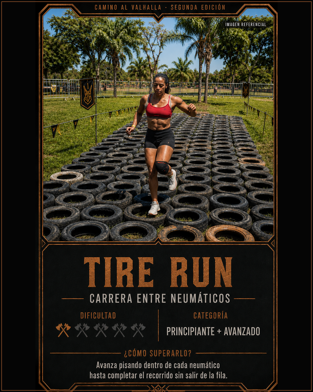 Estación 02: Tire Run