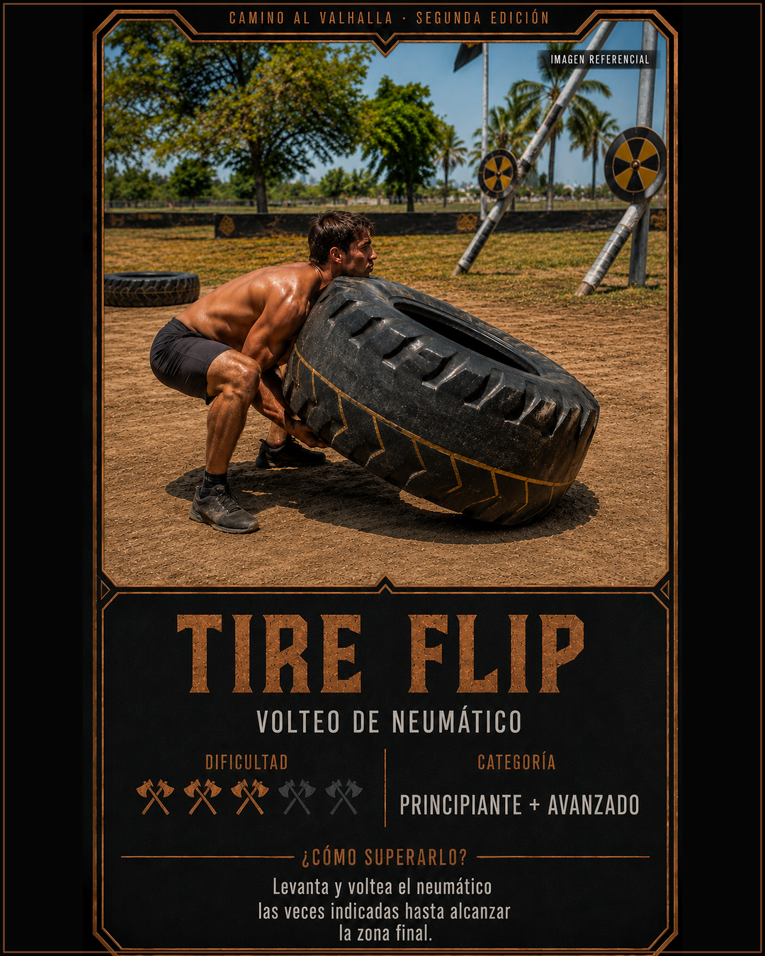 Estación 03: Tire Flip