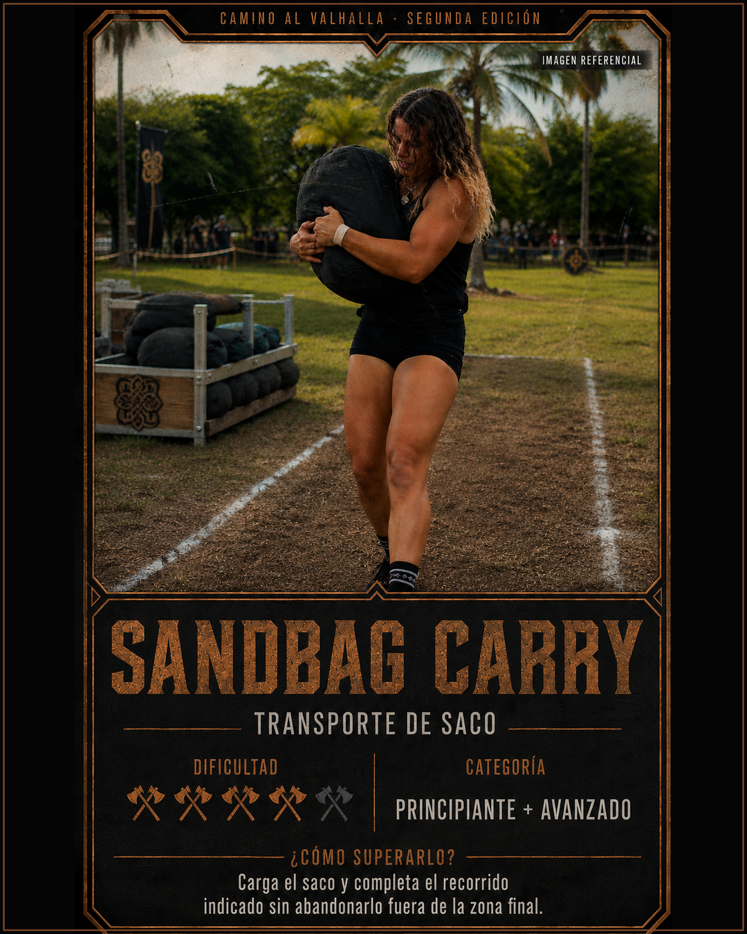 Estación 05: Sandbag Carry