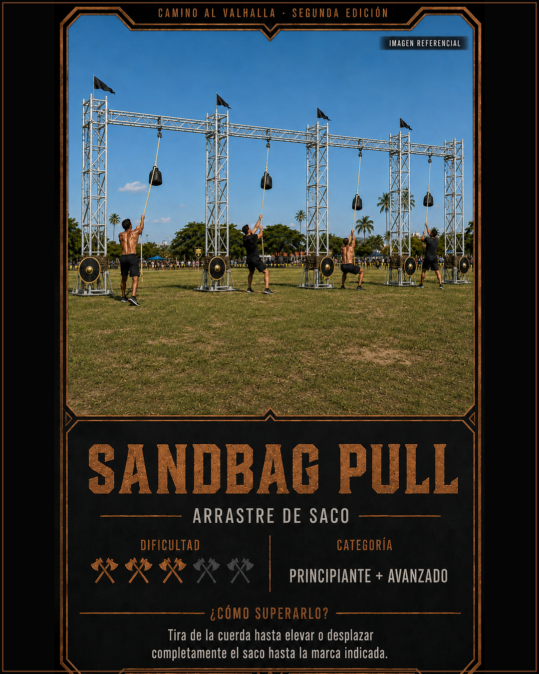 Estación 06: Sandbag Pull