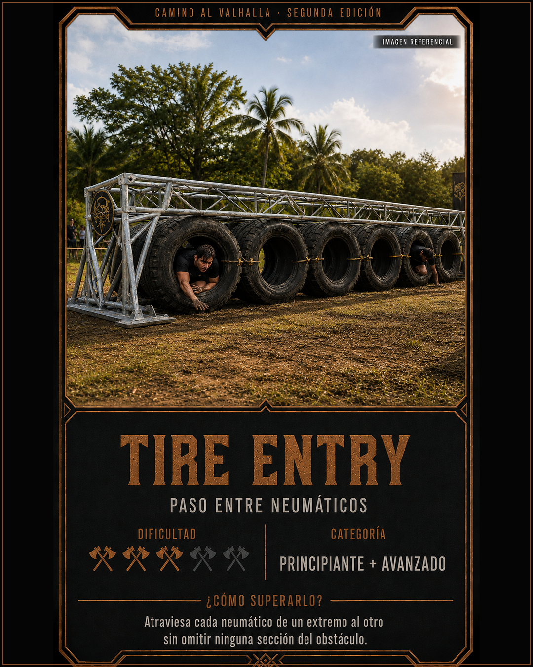 Estación 10: Tire Entry