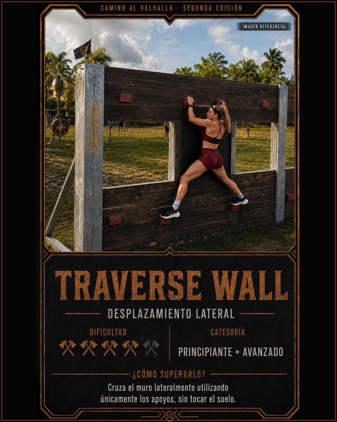 Estación 13: Traverse Wall