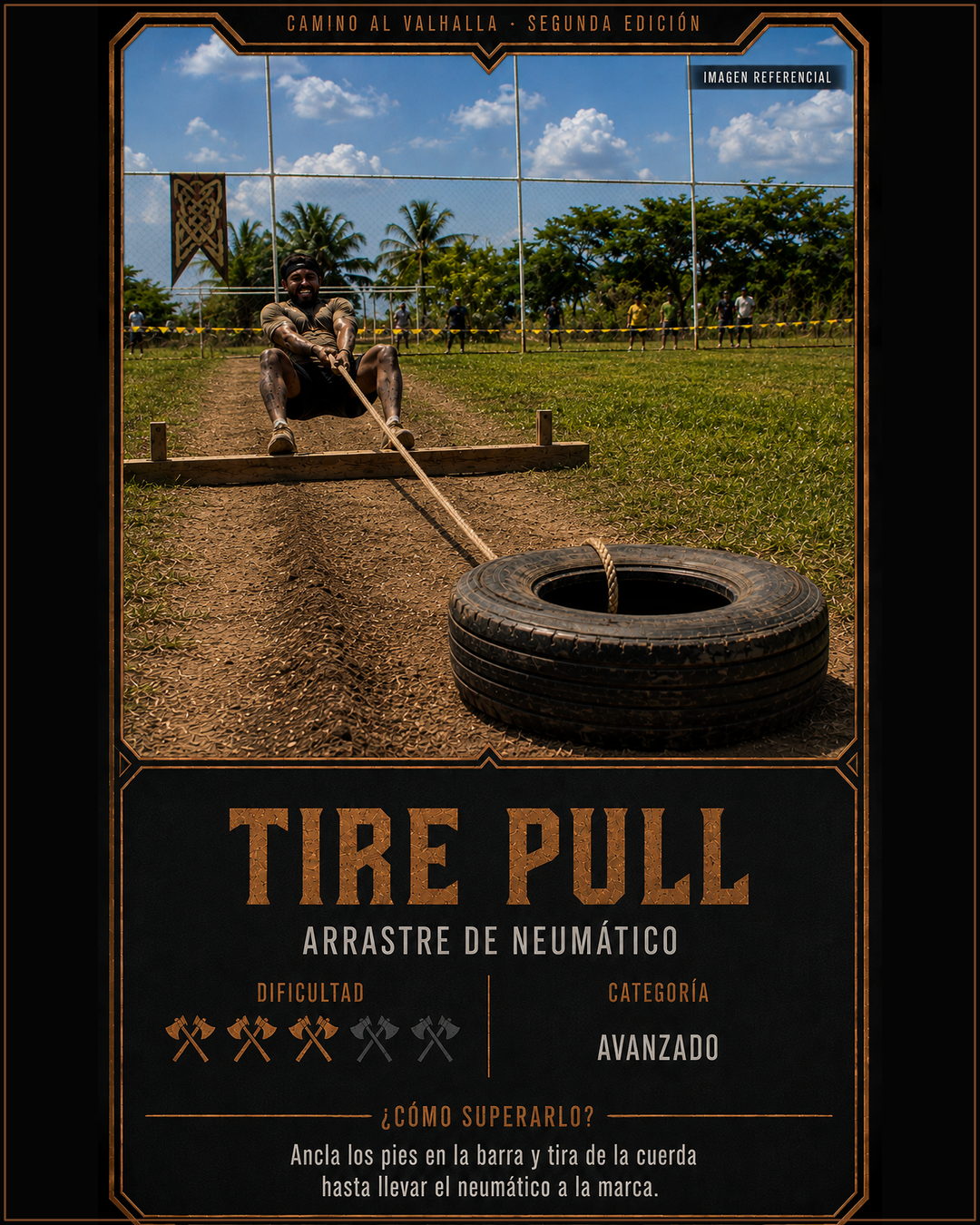 Estación 27: Tire Pull